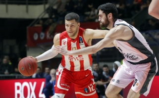 Buvusio "Ryto" legionieriaus šūvis su sirena atnešė titulą "Crvena Zvezda"